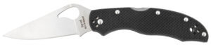 Spyderco BY01GP2 Byrd Harrier 2 3.39″ Folding Clip Point Plain 8Cr13MoV SS Blade Black Textured G10 Handle Includes Pocket Clip Spyderco BY01GP2 Byrd Harrier 2 3.39″ Folding Clip Point Plain 8Cr13MoV SS Blade Black Textured G10 Handle Includes Pocket Clip
