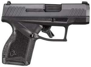 Taurus 1GX4M93110 GX4  Micro-Compact Frame 9mm Luger 10+1 3.06″ Satin Black DLC Stainless Steel Barrel Black Nitride Serrated Alloy Steel Slide Matte Stainless Steel Frame Black Interchangeable Backstrap Grip  Right Hand