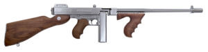 Thompson TI50DCR 1927A-1 Deluxe Carbine 45 ACP Caliber with 18ā³ Barrel 20+1 Capacity (Stick) 50+1 Capacity (Drum) Hard-Chrome Plated Metal Finish American Walnut Stock Wood Grip Right Hand Thompson TI50DCR 1927A-1 Deluxe Carbine 45 ACP Caliber with 18ā³ Barrel 20+1 Capacity (Stick) 50+1 Capacity (Drum) Hard-Chrome Plated Metal Finish American Walnut Stock Wood Grip Right Hand
