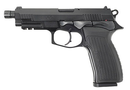 Bersa TPR9MX TPRX Full Size Frame 9mm Luger 17+1 4.25″ Black Steel Threaded Barrel Matte Black Serrated Steel Slide & Aluminum Frame w/Picatinny Rail Ambidextrous Bersa TPR9MX TPRX Full Size Frame 9mm Luger 17+1 4.25″ Black Steel Threaded Barrel Matte Black Serrated Steel Slide & Aluminum Frame w/Picatinny Rail Ambidextrous