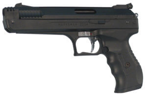 Beeman 2004 P17 Deluxe Air 177 Pellet 4.50″ Polymer Frame Frame Black Finger Grooved Rubber Grips