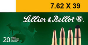 Sellier & Bellot SB76239A Rifle 7.62x39mm 124 gr Full Metal Jacket 20rd Box Sellier & Bellot SB76239A Rifle 7.62x39mm 124 gr Full Metal Jacket 20rd Box