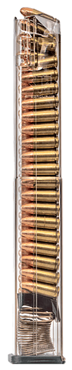 ETS Group GLK1840 Pistol Mags 40rd Extended 9mm Luger Compatible w/ Glock 17/18/19/26/34/45 Clear Polymer ETS Group GLK1840 Pistol Mags 40rd Extended 9mm Luger Compatible w/ Glock 17/18/19/26/34/45 Clear Polymer