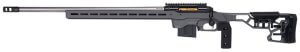 Savage Arms 57704 110 Elite Precision 6mm Creedmoor 10+1 26" Matte Stainless Matte Black Rec Gray Cerakote Adjustable MDT ACC Aluminum Chassis Stock Left Hand (MB Not Included)