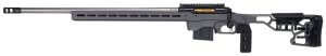 Savage Arms 57705 110 Elite Precision 300 Win Mag 10+1 30" Matte Stainless Matte Black Rec Gray Cerakote Adjustable MDT ACC Aluminum Chassis Stock Left Hand *Self timing taper aligned muzzlebrake (Short Action Calibers Only)