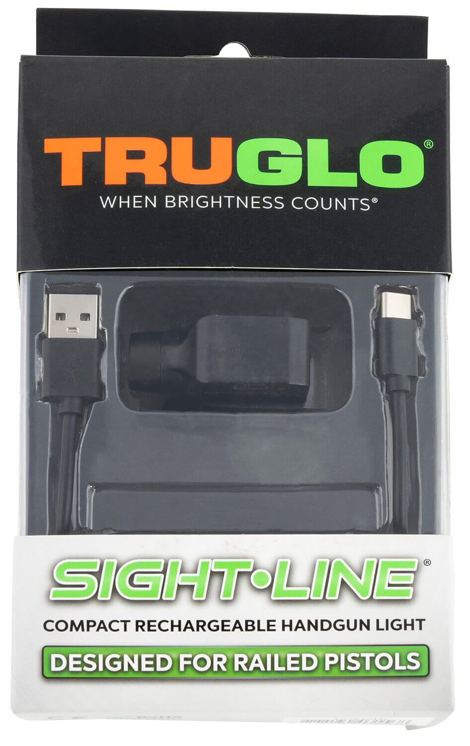 TruGlo TG7620LW Sight-Line Light Matte Black 100 Lumens White CREE LED