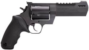 Taurus 2460051RH Raging Hunter 460 S&W Mag Caliber with 5.12" Picatinny Rail/Ported Barrel 5rd Capacity Matte Black Oxide Finish Cylinder Matte Black Oxide Finish Steel Frame & Black Rubber with Integrated Cushion Insert Grip
