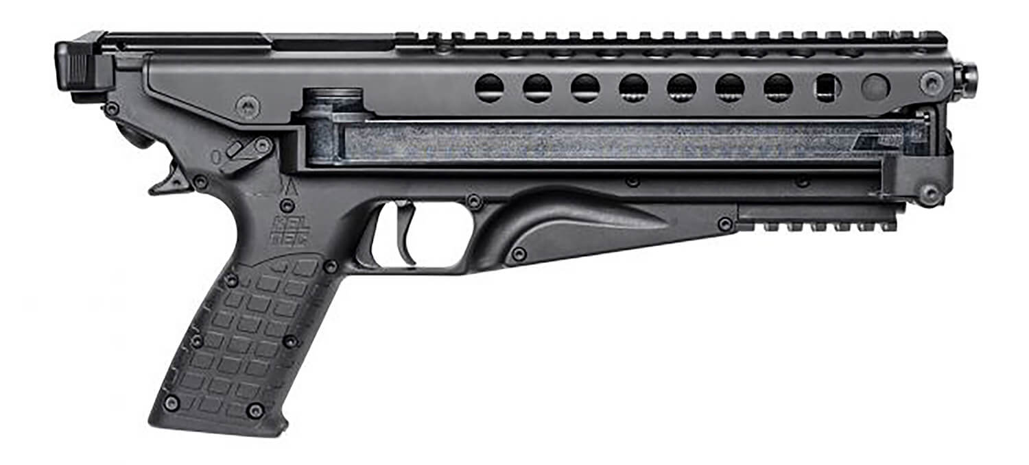 Kel-Tec P50BLK P50 5.7x28mm 50+1 9.60" Black Threaded Barrel Black Picatinny Rail Receiver Black Synthetic Black Polymer Grips