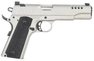 Auto-Ordnance 1911TCAC6N 1911  Full Size Frame 45 ACP 7+1  5″ Stainless Steel Barrel  Savage Cerakote Serrated w/Slide Cuts Stainless Steel Slide  Savage Cerakote Stainless Steel Frame w/Checkered Front Strap & Beavertail  Gray G10 Grip