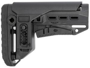 NcStar VG130052 Compact PCP52 Mil-Spec Stock Black Synthetic Collapsible with Adjustable Cheekpiece