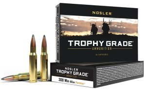 Nosler 60053 Trophy Grade 308 Win 165 gr Nosler Spitzer Partition 20rd Box