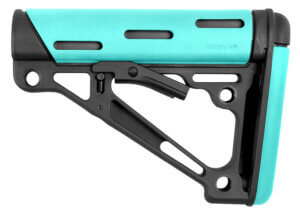 Hogue 13440 OverMolded Collapsible Buttstock Aqua OverMolded Rubber Black Synthetic AR-15 M16 with Mil-Spec Tube (Tube Not Included) Hogue 13440 OverMolded Collapsible Buttstock Aqua OverMolded Rubber Black Synthetic AR-15 M16 with Mil-Spec Tube (Tube Not Included)