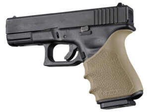 Hogue 17043 HandAll Beavertail Grip Sleeve Textured Flat Dark Earth Rubber for Glock 19 23 32 38 Gen3-4 Hogue 17043 HandAll Beavertail Grip Sleeve Textured Flat Dark Earth Rubber for Glock 19 23 32 38 Gen3-4