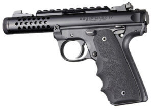 Hogue 79080 Rubber Grip Black with Finger Grooves for Ruger Mark IV 22/45 Hogue 79080 Rubber Grip Black with Finger Grooves for Ruger Mark IV 22/45