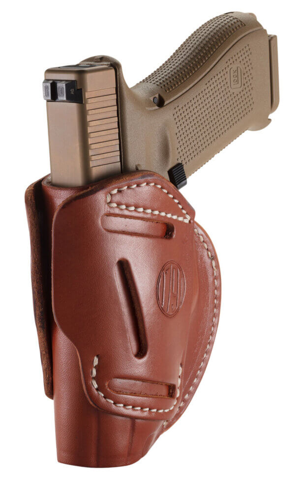 1791 Gunleather 3WH5CBRA 3-Way IWB/OWB Size 05 Classic Brown Leather Belt Loop Compatible w/ Glock 17 Compatible w/ Springfield XD Compatible w/ S&W M&P Compatible w/ HK VP9 Ambidextrous Hand 1791 Gunleather 3WH5CBRA 3-Way IWB/OWB Size 05 Classic Brown Leather Belt Loop Compatible w/ Glock 17 Compatible w/ Springfield XD Compatible w/ S&W M&P Compatible w/ HK VP9 Ambidextrous Hand
