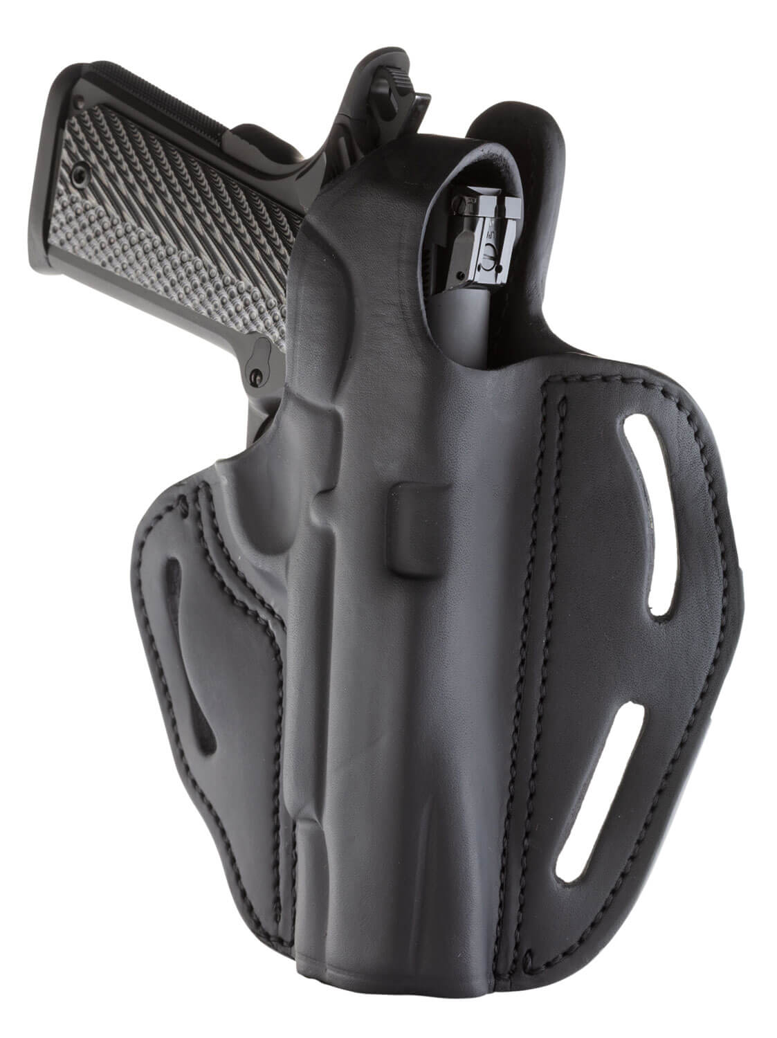 1791 Gunleather BHX1CLSBLR BHX OWB Size 01 Stealth Black Leather Belt Slide Fits 4″-5″ 1911 Right Hand 1791 Gunleather BHX1CLSBLR BHX OWB Size 01 Stealth Black Leather Belt Slide Fits 4″-5″ 1911 Right Hand