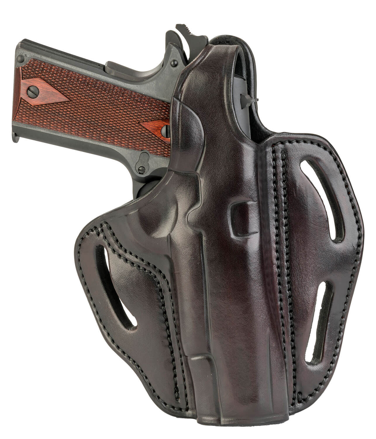 1791 Gunleather BHX1CLSBRR BHX OWB 01 Signature Brown Leather Belt Slide Fits 4-5″ 1911 1791 Gunleather BHX1CLSBRR BHX OWB 01 Signature Brown Leather Belt Slide Fits 4-5″ 1911