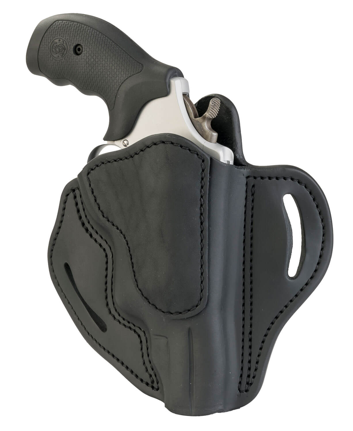 1791 Gunleather RVH3SBLR RVH3 OWB Size 03 Stealth Black Leather Belt Slide/S&W Governor Right Hand 1791 Gunleather RVH3SBLR RVH3 OWB Size 03 Stealth Black Leather Belt Slide/S&W Governor Right Hand