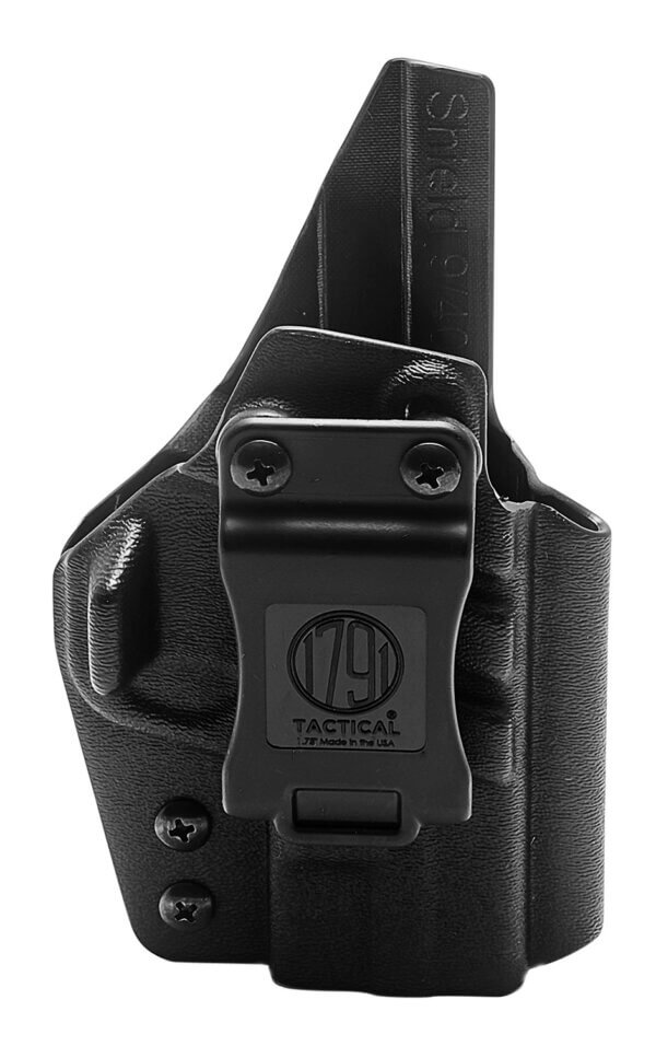1791 Gunleather TACIWBSHIELDBLKR Tactical Kydex IWB Black Kydex Belt Clip Fits S&W Shield 1791 Gunleather TACIWBSHIELDBLKR Tactical Kydex IWB Black Kydex Belt Clip Fits S&W Shield