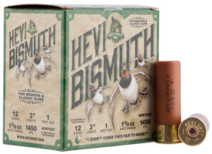 HEVI-Shot HS14001 HEVI-Bismuth  12Gauge 3″ 1 3/8oz Bismuth 1Shot 25rd Box