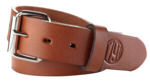 1791 Gunleather BLT013236CBRA 01  Gun Belt Classic Brown Leather 32/36 1.50″ Wide Buckle Closure