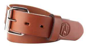 1791 Gunleather BLT013438CBRA 01  Gun Belt Classic Brown Leather 34/38 1.50″ Wide Buckle Closure