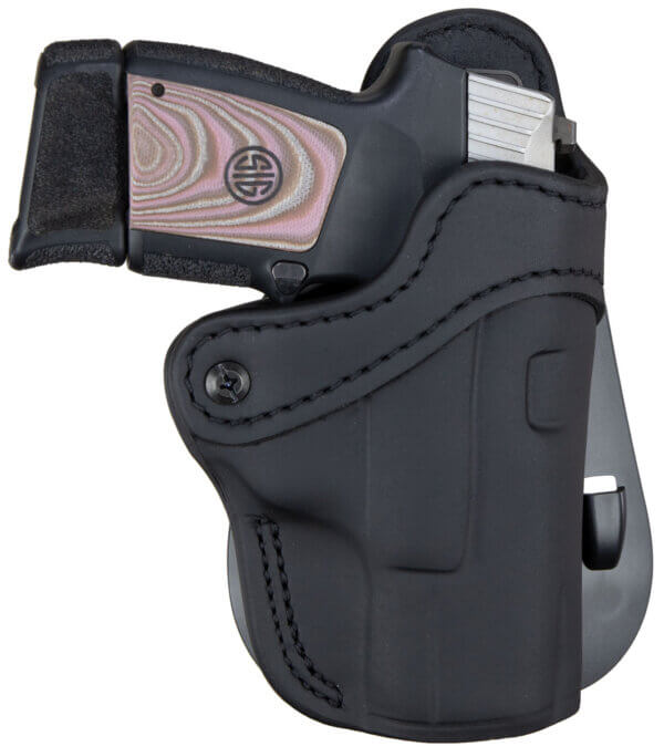 1791 Gunleather ORPDH21SBLR BH2.1 Optic Ready OWB Size 2.1 Stealth Black Leather Paddle Compatible w/Glock 17/S&W M&P Shield/Springfield XD Right Hand 1791 Gunleather ORPDH21SBLR BH2.1 Optic Ready OWB Size 2.1 Stealth Black Leather Paddle Compatible w/Glock 17/S&W M&P Shield/Springfield XD Right Hand