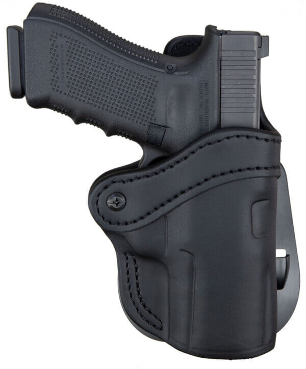 1791 Gunleather ORPDH24SSBLR BH2.4S Optic Ready OWB 2.4S Stealth Black Leather Paddle Fits FN 509/HK VP9SK 1791 Gunleather ORPDH24SSBLR BH2.4S Optic Ready OWB 2.4S Stealth Black Leather Paddle Fits FN 509/HK VP9SK