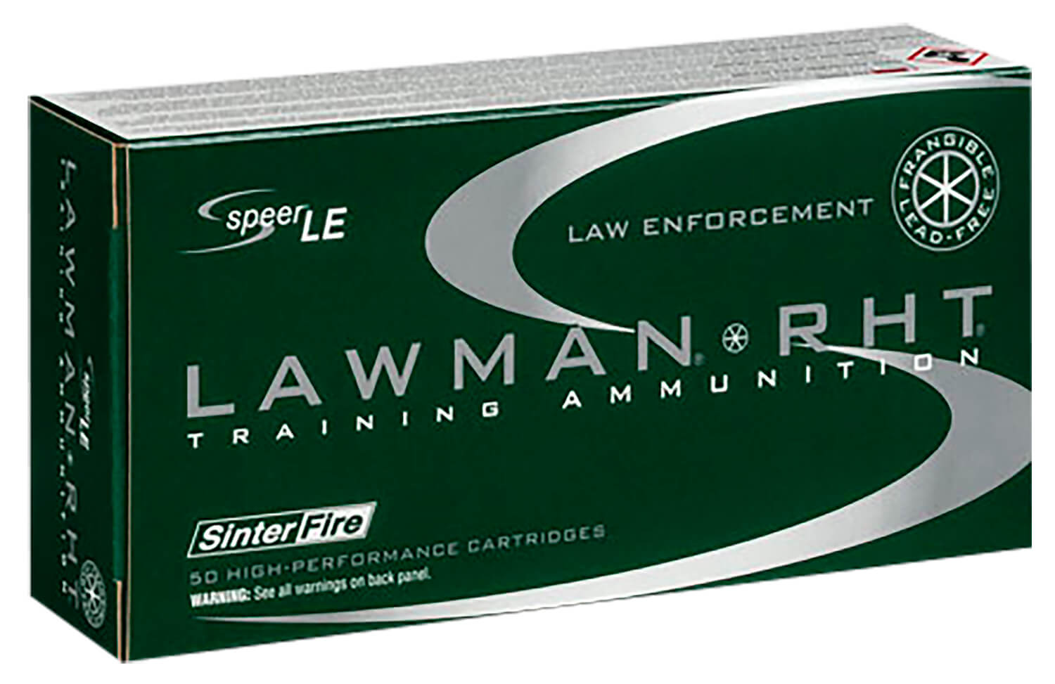 Speer 53375 Lawman Training RHT 40 S&W 125 gr SinterFire Frangible 50rd Box Speer 53375 Lawman Training RHT 40 S&W 125 gr SinterFire Frangible 50rd Box