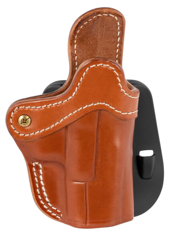 1791 Gunleather ORPDH21CBRR BH2.1 Optic Ready OWB Size 2.1 Classic Brown Leather Paddle Compatible w/Glock 17/S&W M&P Shield/Springfield XD Right Hand 1791 Gunleather ORPDH21CBRR BH2.1 Optic Ready OWB Size 2.1 Classic Brown Leather Paddle Compatible w/Glock 17/S&W M&P Shield/Springfield XD Right Hand