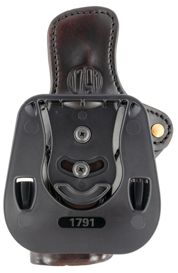 1791 Gunleather ORPDH24SBRR BH2.4 Optic Ready OWB 2.4 Signature Brown Leather Paddle Fits Walther PPQ/Sig P320/Springfield XD-M 1791 Gunleather ORPDH24SBRR BH2.4 Optic Ready OWB 2.4 Signature Brown Leather Paddle Fits Walther PPQ/Sig P320/Springfield XD-M