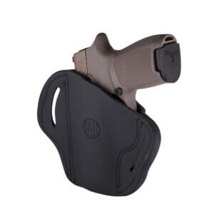 1791 Gunleather ORBH24SSBLR BH2.4S Optic Ready OWB Size 2.4S Stealth Black Leather Belt Slide Fits FN 509/HK VP9SK Right Hand 1791 Gunleather ORBH24SSBLR BH2.4S Optic Ready OWB Size 2.4S Stealth Black Leather Belt Slide Fits FN 509/HK VP9SK Right Hand