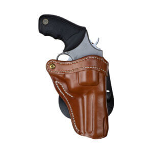 1791 Gunleather PDHR2CBRR RVH2 OWB Classic Brown Leather Paddle Fits Ruger GP100 Right Hand 1791 Gunleather PDHR2CBRR RVH2 OWB Classic Brown Leather Paddle Fits Ruger GP100 Right Hand