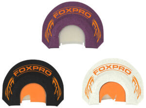 Foxpro HYBRIDSPURCOMBO Crooked Spur Hybrid Spur Combo Pack Diaphragm Call Double Reed Turkey Sounds Attracts Turkeys Black/Purple/White 3 Piece