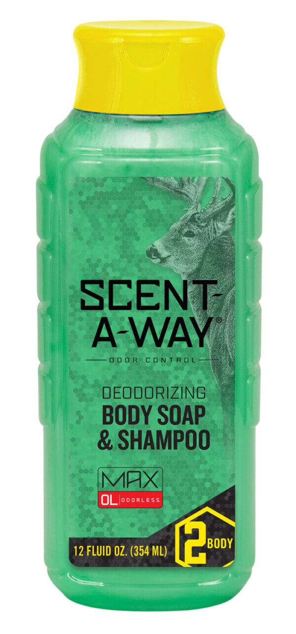 Scent-A-Way 07756 Max Green Soap Odor Eliminator Odorless Scent Vegetable Proteins 24 oz Liquid Scent-A-Way 07756 Max Green Soap Odor Eliminator Odorless Scent Vegetable Proteins 24 oz Liquid