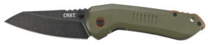 CRKT 6280 Overland 3″ Folding Sheepsfoot Plain Stonewashed 8Cr13MoV SS Blade/ Green G10/SS Handle Includes Pocket Clip CRKT 6280 Overland 3″ Folding Sheepsfoot Plain Stonewashed 8Cr13MoV SS Blade/ Green G10/SS Handle Includes Pocket Clip
