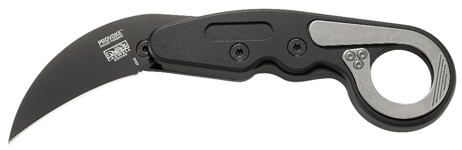 CRKT 4042 Provoke First Responder 2.41″ Folding Plain Black TiN D2 Steel Blade/Black Aluminum Handle Includes Sheath CRKT 4042 Provoke First Responder 2.41″ Folding Plain Black TiN D2 Steel Blade/Black Aluminum Handle Includes Sheath