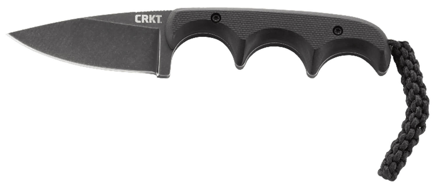 CRKT 2384K Minimalist 2.16″ Fixed Drop Point Plain Black Stonewashed 5Cr15MoV SS Blade/Black G10 Handle Includes Lanyard/Sheath CRKT 2384K Minimalist 2.16″ Fixed Drop Point Plain Black Stonewashed 5Cr15MoV SS Blade/Black G10 Handle Includes Lanyard/Sheath