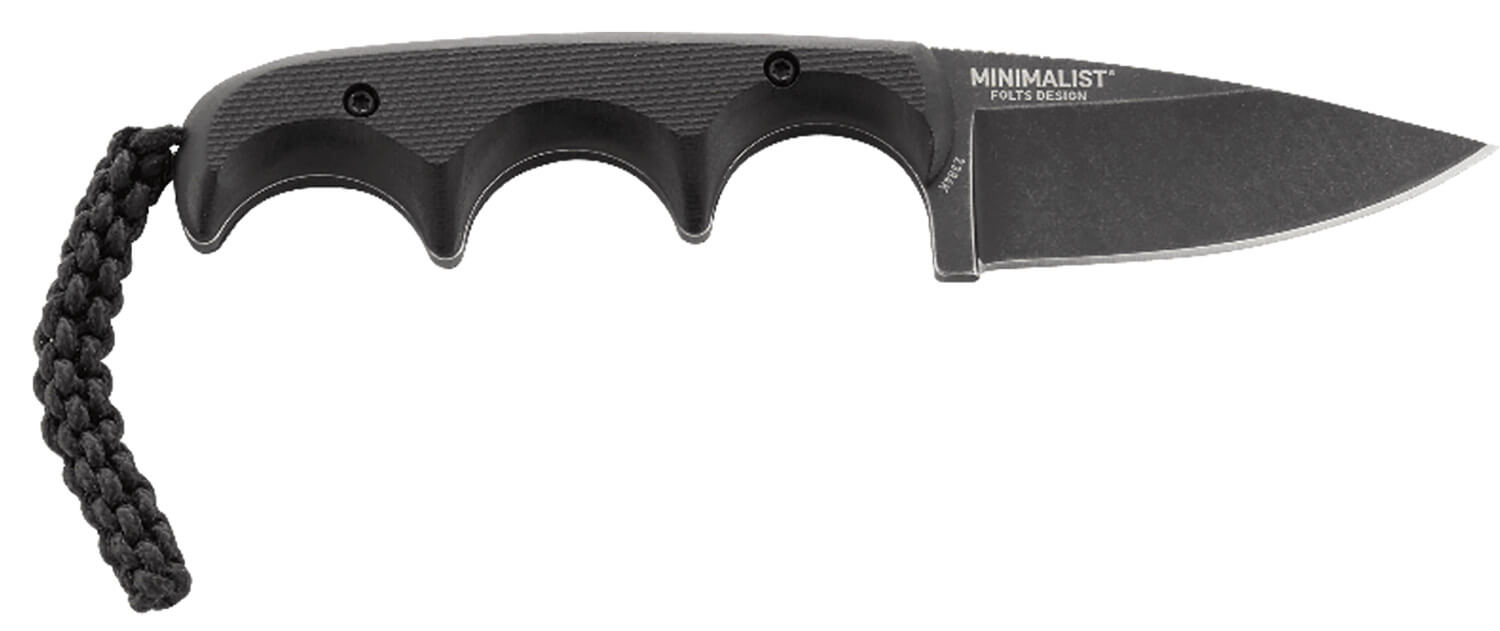 CRKT 2384K Minimalist 2.16″ Fixed Drop Point Plain Black Stonewashed 5Cr15MoV SS Blade/Black G10 Handle Includes Lanyard/Sheath CRKT 2384K Minimalist 2.16″ Fixed Drop Point Plain Black Stonewashed 5Cr15MoV SS Blade/Black G10 Handle Includes Lanyard/Sheath