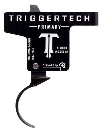TriggerTech K84SBB14NNK Primary Single-Stage Curved Trigger with 1.50-4 lbs Draw Weight & Black PVD Finish for Kimber M84 TriggerTech K84SBB14NNK Primary Single-Stage Curved Trigger with 1.50-4 lbs Draw Weight & Black PVD Finish for Kimber M84