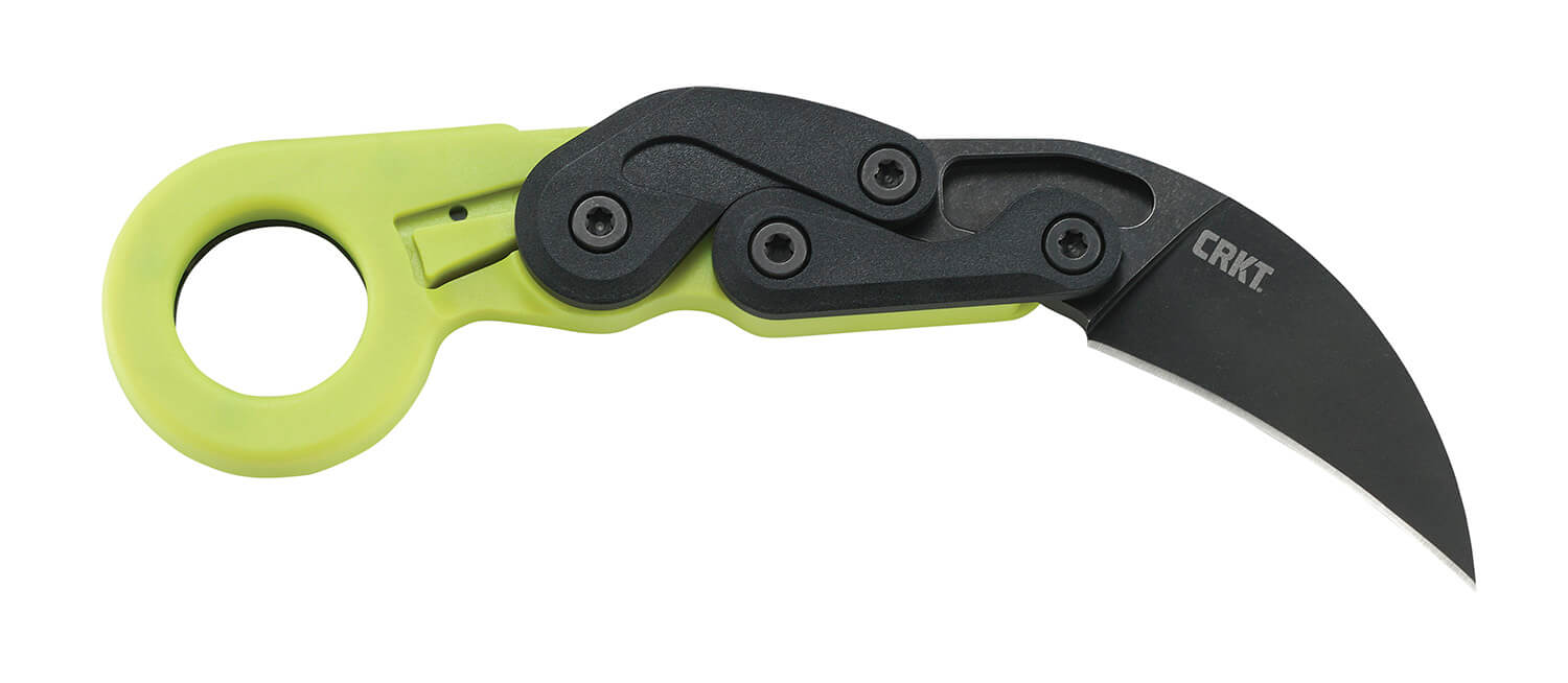 CRKT 4041G Provoke Zap 2.47″ Folding Plain Black Stonewashed 4116 Stainless Steel Blade/Bright Green Grivory Handle Includes Pocket Clip CRKT 4041G Provoke Zap 2.47″ Folding Plain Black Stonewashed 4116 Stainless Steel Blade/Bright Green Grivory Handle Includes Pocket Clip