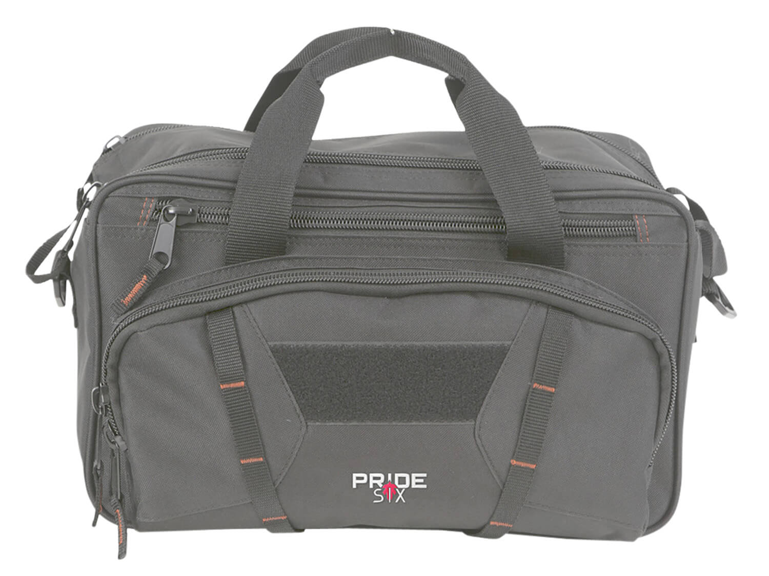 Tac Six 8247 Tactical Sporter Range Bag Black Endura with Removable Shoulder Strap Pockets Padded Pistol Rug & Exterior Webbing Tac Six 8247 Tactical Sporter Range Bag Black Endura with Removable Shoulder Strap Pockets Padded Pistol Rug & Exterior Webbing