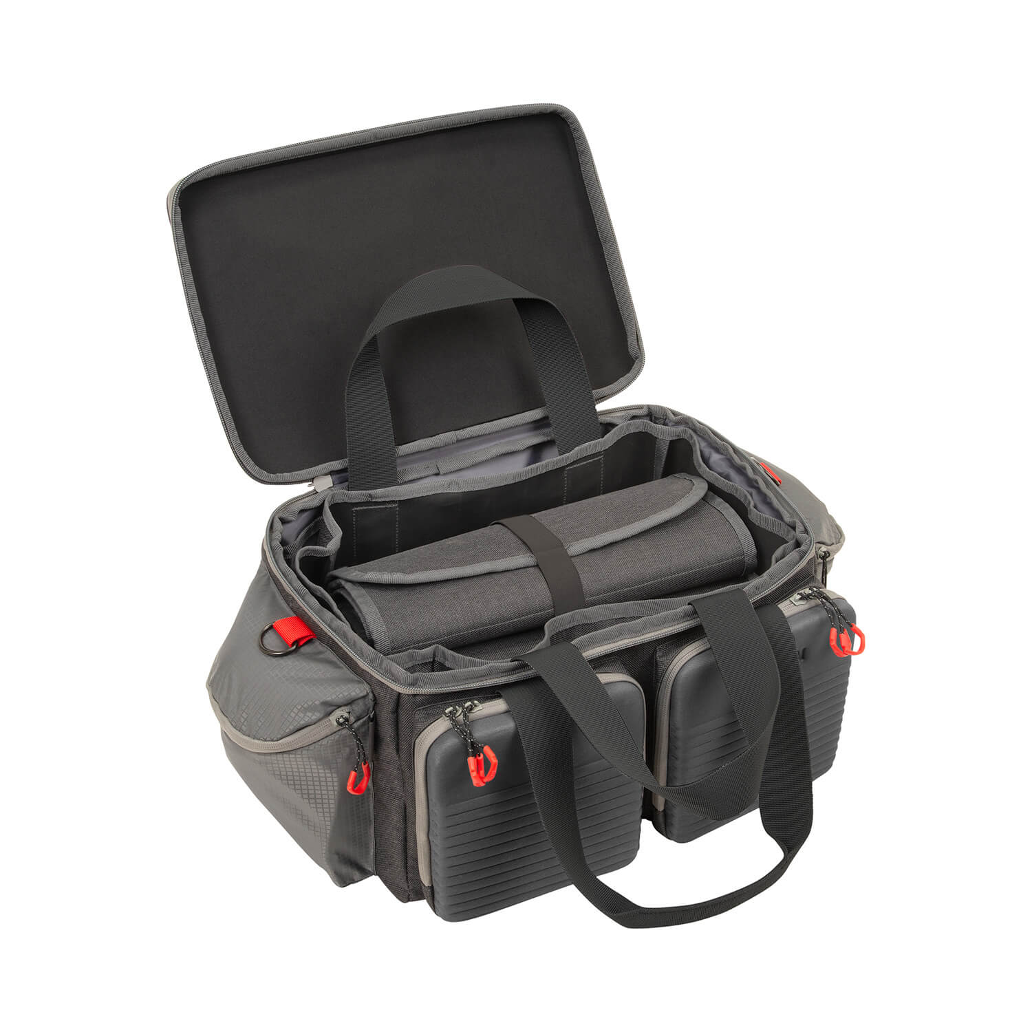 Allen 8325 Competitor Premium Gray Molded Lockable Range Bag w/Internal Tote & Fold-Up Gun Mat Allen 8325 Competitor Premium Gray Molded Lockable Range Bag w/Internal Tote & Fold-Up Gun Mat