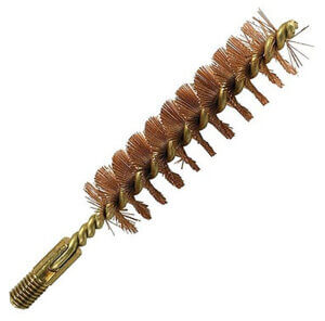 CVA AC1463 Cleaning Brush 45 Cal For Muzzleloaders 10-32 Thread  Brass Bronze Bristles