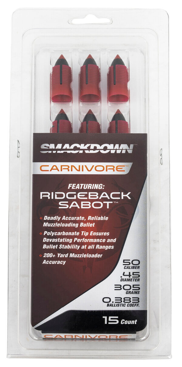 Traditions A2011 Smackdown Carnivore 50 Cal 305 gr/ 15rd Box