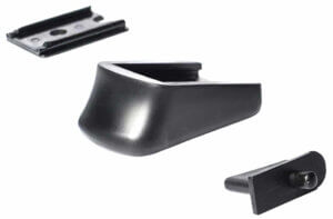 Mec-Gar F42090SET Finger Rest Set  made of Polymer & Steel with Blued Finish for Walther PP  PPK & PPK/S Magazines