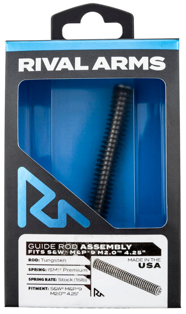 Rival Arms RARA50M201T Guide Rod Assembly Guide Rod Assembly Tungsten for S&W M&P-9 (4.25″) Rival Arms RARA50M201T Guide Rod Assembly Guide Rod Assembly Tungsten for S&W M&P-9 (4.25″)