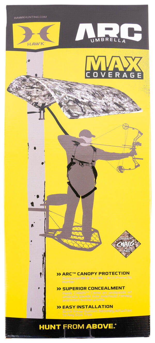 Hawk HWKHA3006 Arc Hunting Umbrella Hawk Chaos 38.50″ W x 45″ L Hawk HWKHA3006 Arc Hunting Umbrella Hawk Chaos 38.50″ W x 45″ L