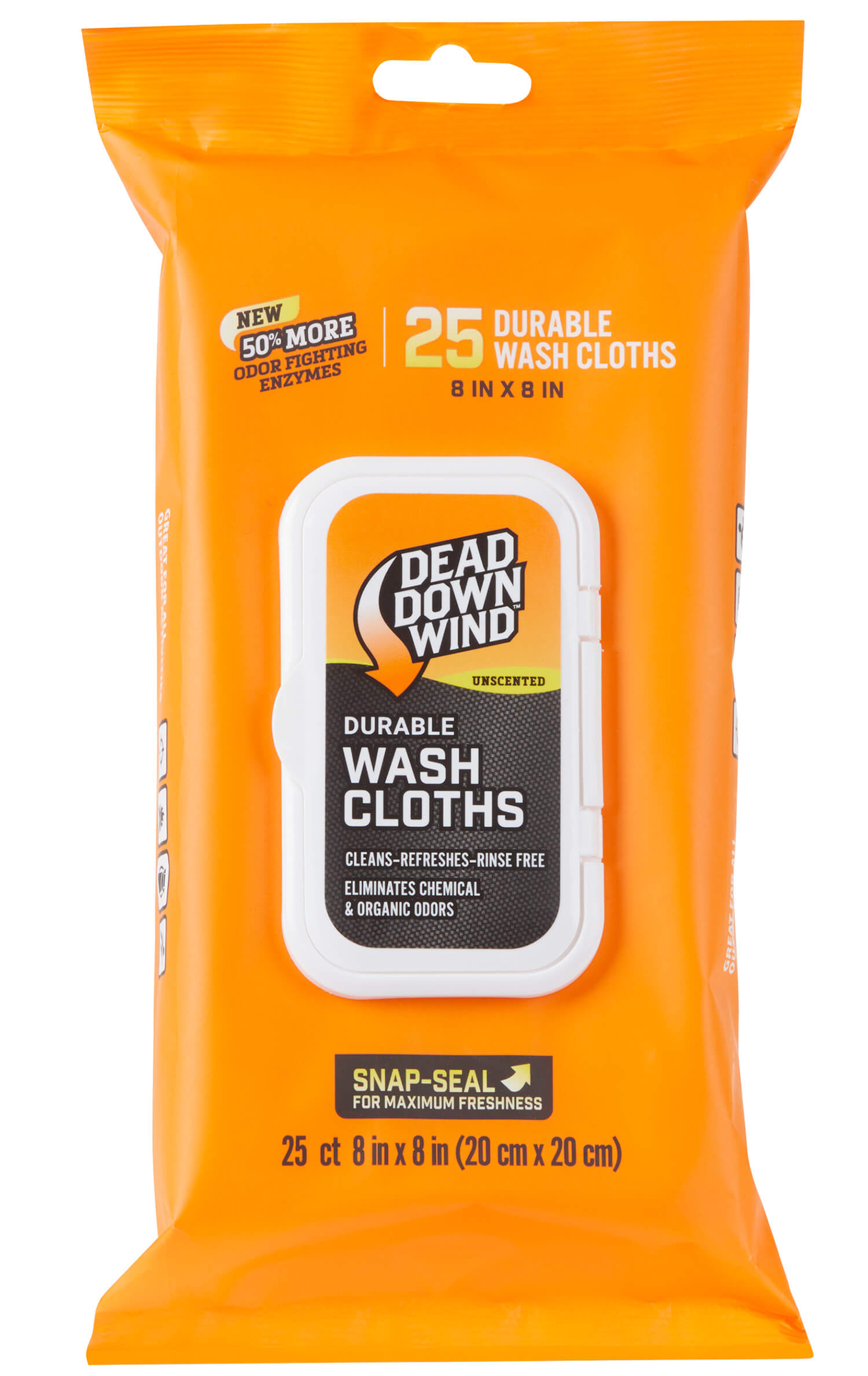 Dead Down Wind 1355 Wash Cloths Value Pack 8″ X 8″ Unscented 25 Count Dead Down Wind 1355 Wash Cloths Value Pack 8″ X 8″ Unscented 25 Count
