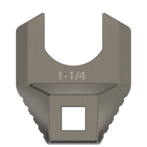 Real Avid AVMF114BNW Master -Fit Barrell Nut Wrench 1 1/4″ Titanium Titanium/Stainless Steel AR-Platform Free-Float Handle
